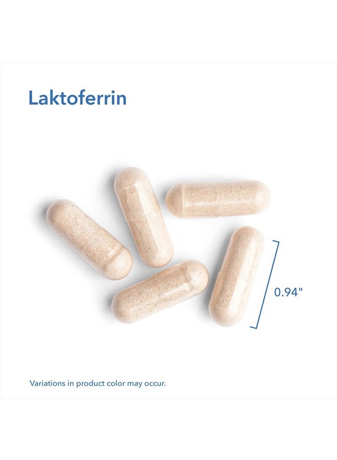 Allergy Research Group مكمل لاكتوفيرين - مكملات لاكتوفيرين 350 ملغ، كولستروم بقرى، ببتيد مناعي، مكملات حديد، كبسولات نباتية - 90 عدد - Image 4