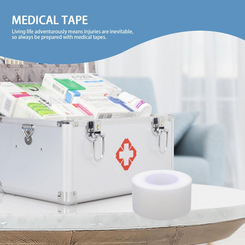 Hypoallergenic Medical Adhesive Tape 2 5cm By 9 1m Breathable First Aid Fixing Tape For Sensitive Skin - Image 5