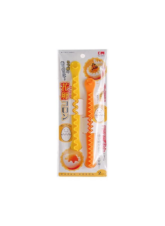 Generic 日本.5003.花边切蛋器水煮蛋切花造型器-2件套-颜色:杂色  - Image 4