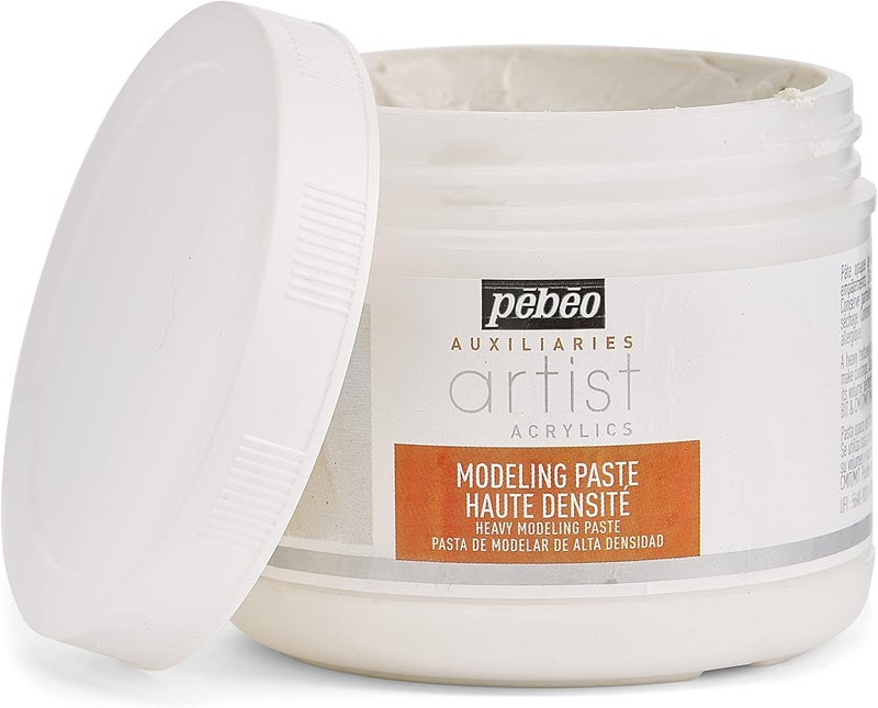 Pebeo Heavy Modeling Paste 500 ml - High Viscosity Acrylic Paste for Art and Craft - Image 3