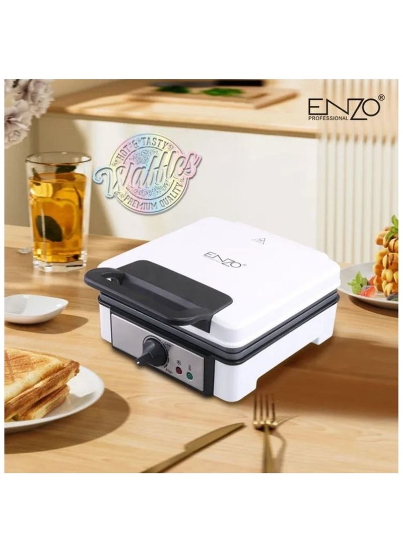 ENZO - 2 Slice Waffle Maker With Adjustable Power -1200 W (ITA50036) - Image 1