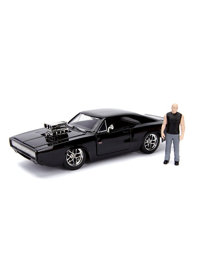 JADA - Fast And Furious Build+Collect Charger 1:24 W/ Figurine Dominic Toretto - Image 1