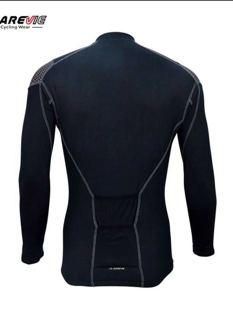 Long Sleeve Reflective Cycling Shirt DAREVIE  S  - Image 2