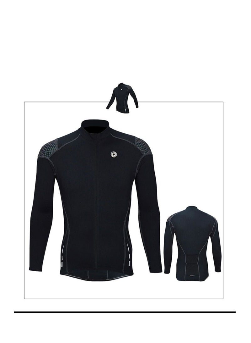 Long Sleeve Reflective Cycling Shirt DAREVIE  S  - Image 1