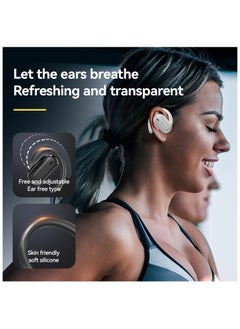 OpenFit - Open-Ear True Wireless Bluetooth Headphones with Microphone, Earbuds with Earhooks, Sweat Resistant, Fast Charging, 28HRS Playtime, Compatible with iPhone & Android - pzsku/Z87F1DA8E31507CBA3AB7Z/45/_/1735271092/3febac7e-8e4d-4539-8f02-1eec20edadd8