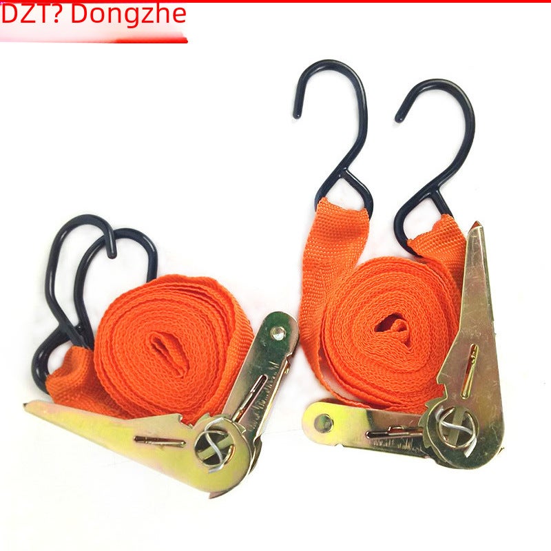 Orange 15 inch thick ratchet tensioner cargo binding belt car fastener polypropylene polyester tightening tensioner(9031A) - Image 4