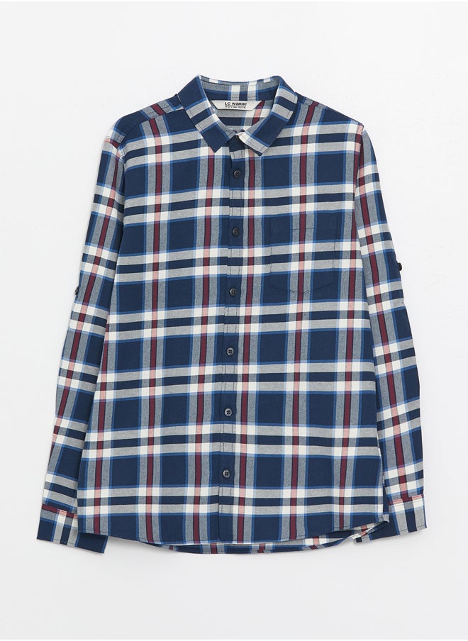 Plaid Long Sleeve Boy Shirt - pzsku/Z87F1F1125DB3F391B014Z/45/_/1739803628/1f8a0f7e-9b9c-480f-adde-66fbbd0560d9