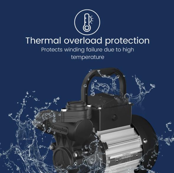 Crompton Win DURA II | 0.5hp Self Priming Water Pump | Anti Jam Winding | Anti Rust Coating | Anti Drip | 2 Years Manufacturer's Warranty - Image 2