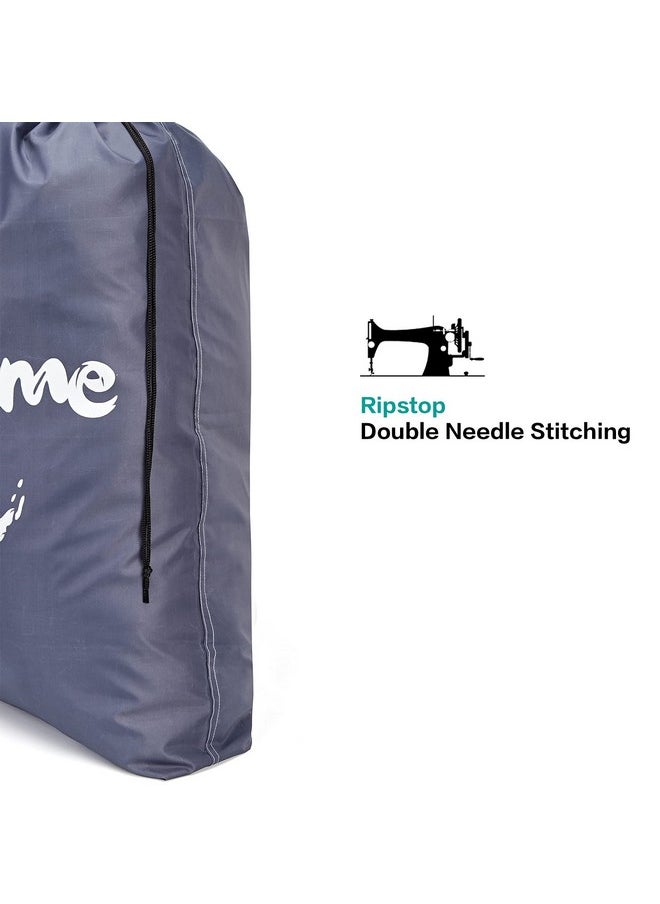 HOMEST - HOMEST 2 Pack XL Wash Me Travel Laundry Bag, Dirty Clothes Organizer, Large Enough to Hold 4 Loads of Laundry, Easy Fit a Laundry Hamper or Basket - Image 1