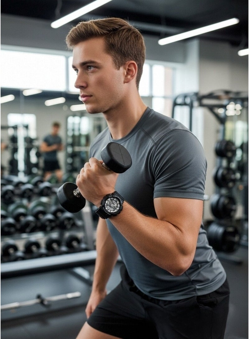 G-Technology Durable Waterproof Sports Analog-Digital Watch for Active Men and Women with Comfortable Strap - Image 2