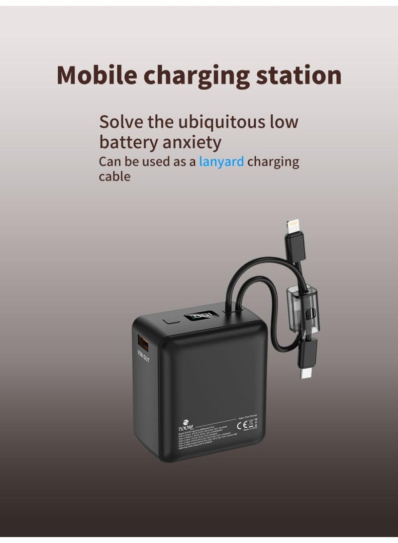 Zoom Plus 40,000mAh (2×20,000mAh) Power Bank Bundle – Dual Fast Charging, Portable Battery Pack (2 Pieces) - Image 3