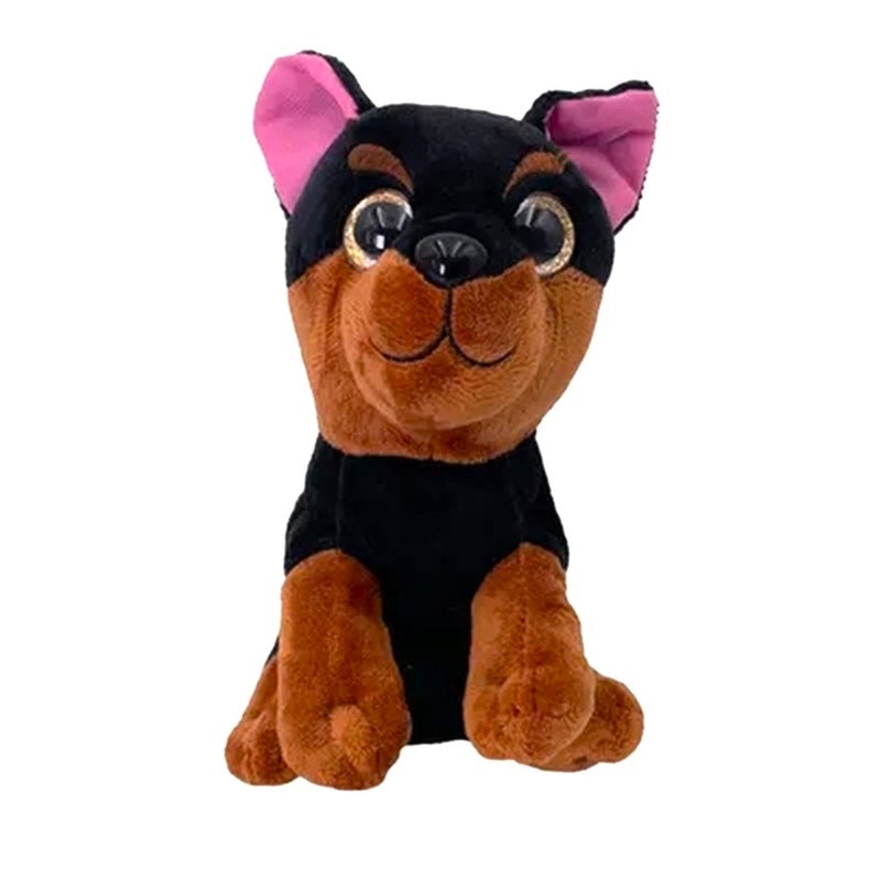 دمية كلب قطيفة صغيرة الحجم - S