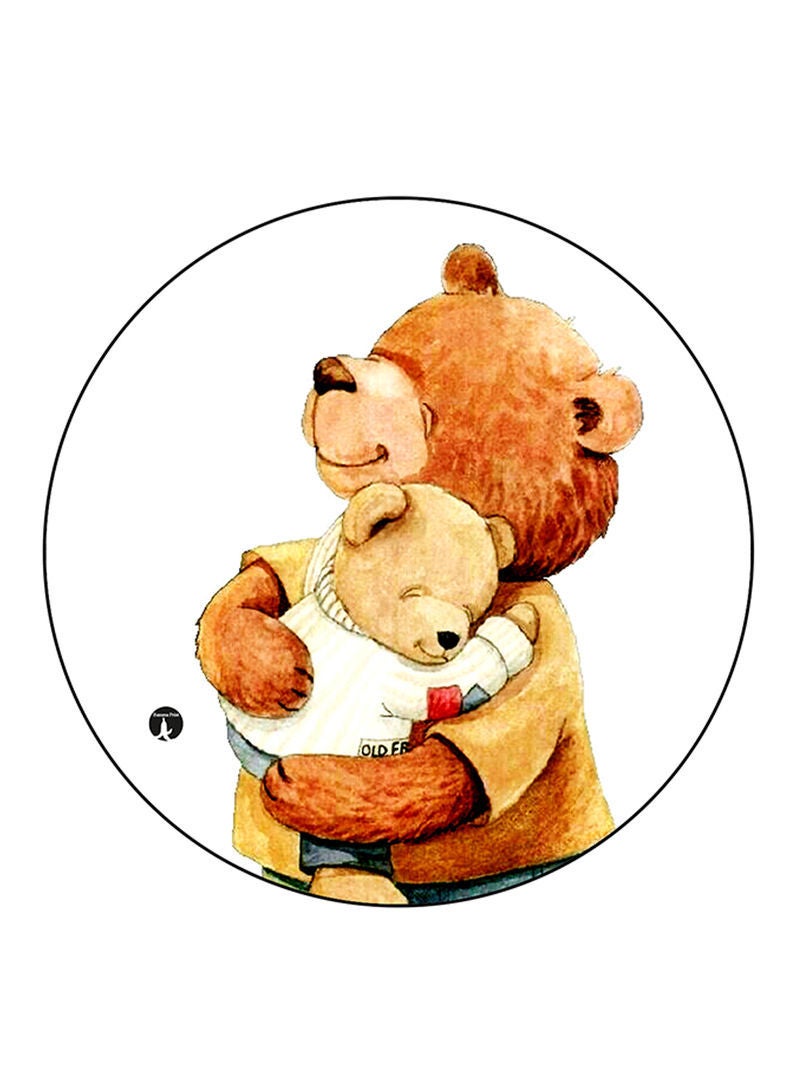 Bears Printed Mouse Pad  Multicolour