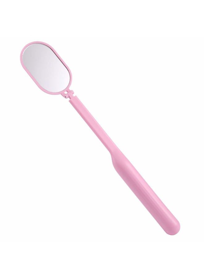 Pretty memory Lash Mirror, 270 Degree Free Rotation Lash Extension Supplies, Lightweight Makeup Mirror for Eyelash Extensions Supplies (Pink) - Image 1