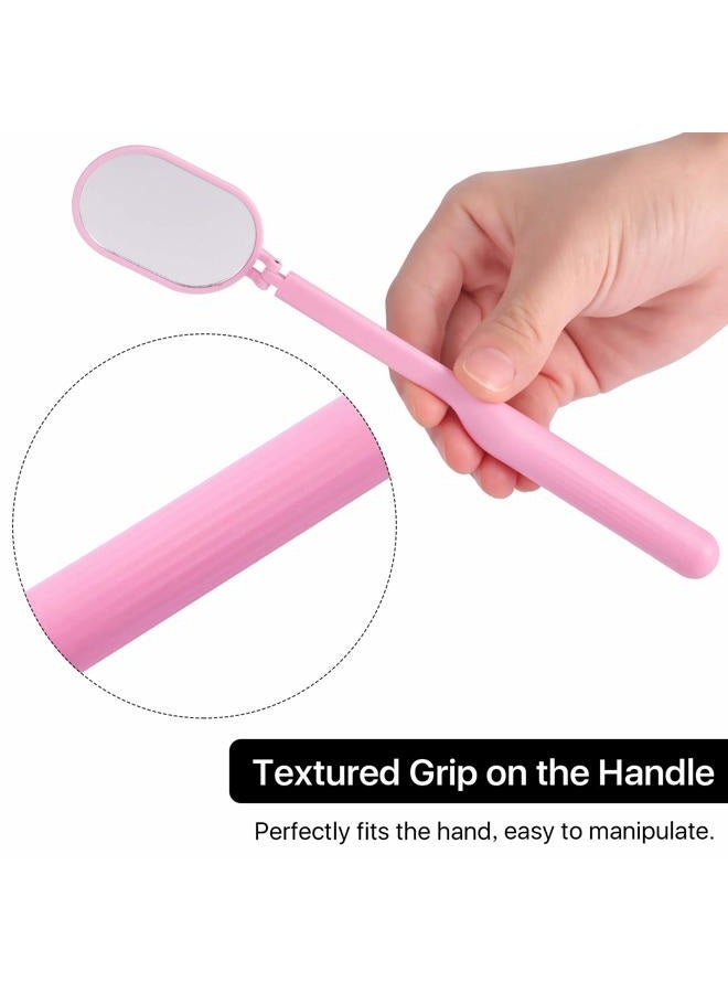 Pretty memory Lash Mirror, 270 Degree Free Rotation Lash Extension Supplies, Lightweight Makeup Mirror for Eyelash Extensions Supplies (Pink) - Image 4