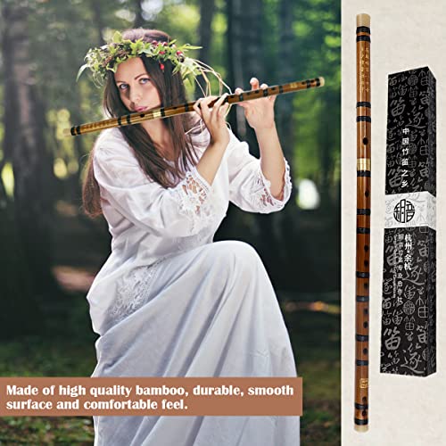 YOLUFER Bamboo Flute Musical Instruments Key C Wooden Flute Chinese Flute Instrument Chinese Bamboo Classic Musical Instrument for Kids Adults Beginners - Image 5