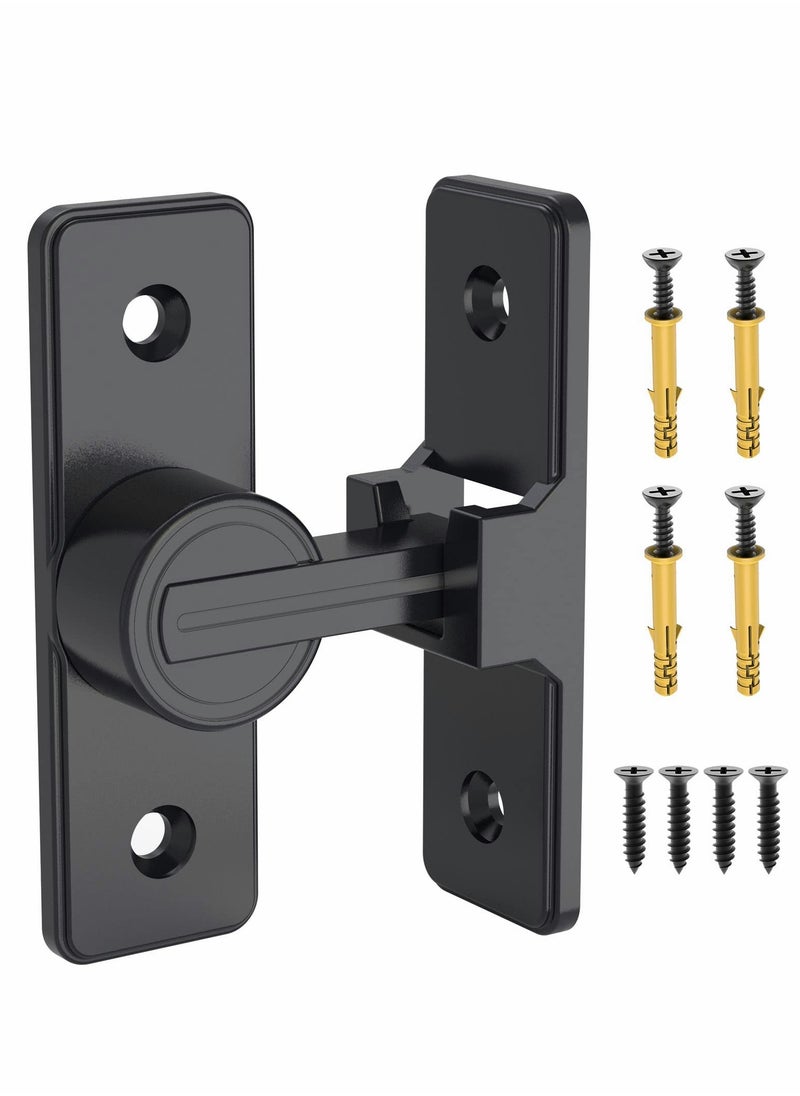 Excefore - 90 Degree Right Angle Door Lock, Heavy Duty Flip Door Latch Bolt Lock cam Lock Door and Window Push-Pull Lock Rod Bolt barn Push-Pull Door Lock - Image 1