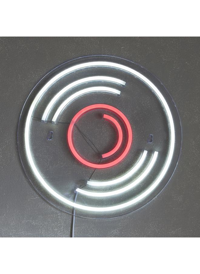LYN Disc Frame Led Neon Light 32X2X32 Cm  - Image 1