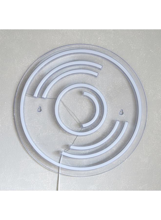 LYN Disc Frame Led Neon Light 32X2X32 Cm  - Image 2