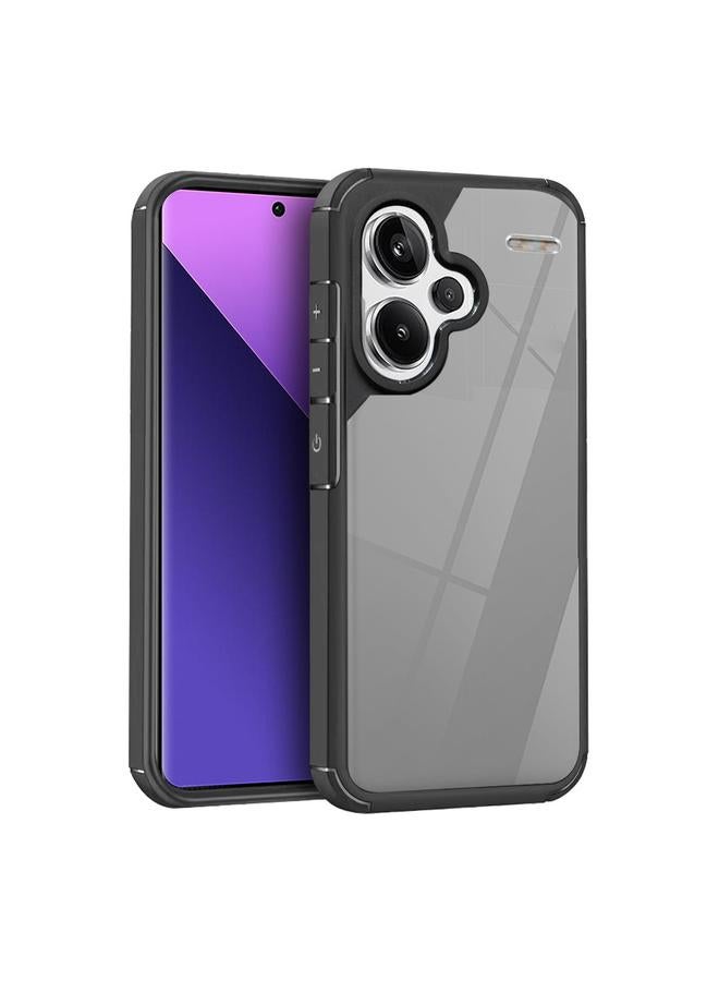 S-TOP Case For Redmi Note 13 Pro+ 5G Acrylic+TPU Transparent Shockproof Phone Case - Image 1