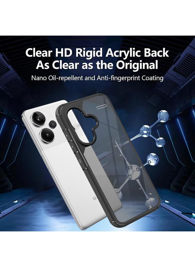 S-TOP Case For Redmi Note 13 Pro+ 5G Acrylic+TPU Transparent Shockproof Phone Case - Image 2