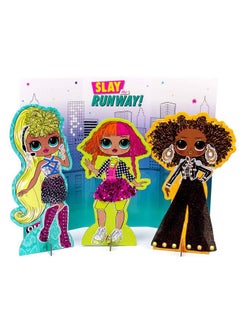Generic Lol Omg Dress Up Studio By Horizon Group Usa, Decorate 4 Dolls With Over 100 Accessories, Diy Fashion Craft Kit, Mix & Match Fabrics & Patterns, Use Gemstones, Stickers & More  - Image 5