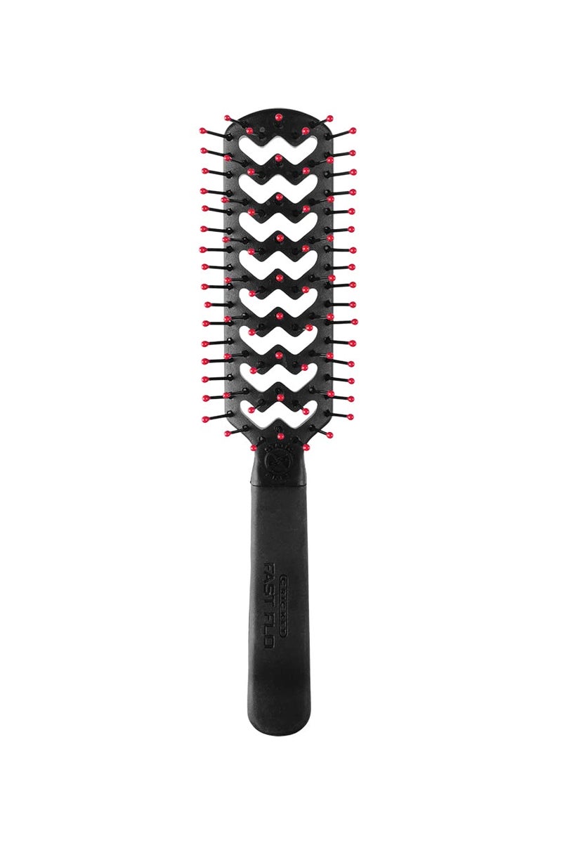Cricket Static Free Fast Flo Vent Hair Brush - Quick Blow Drying, Easy Styling, and Tangle-Free Detangling for All Hair Types, Long, Short, Thick, Thin, Curly, Straight, and Wavy - Image 1