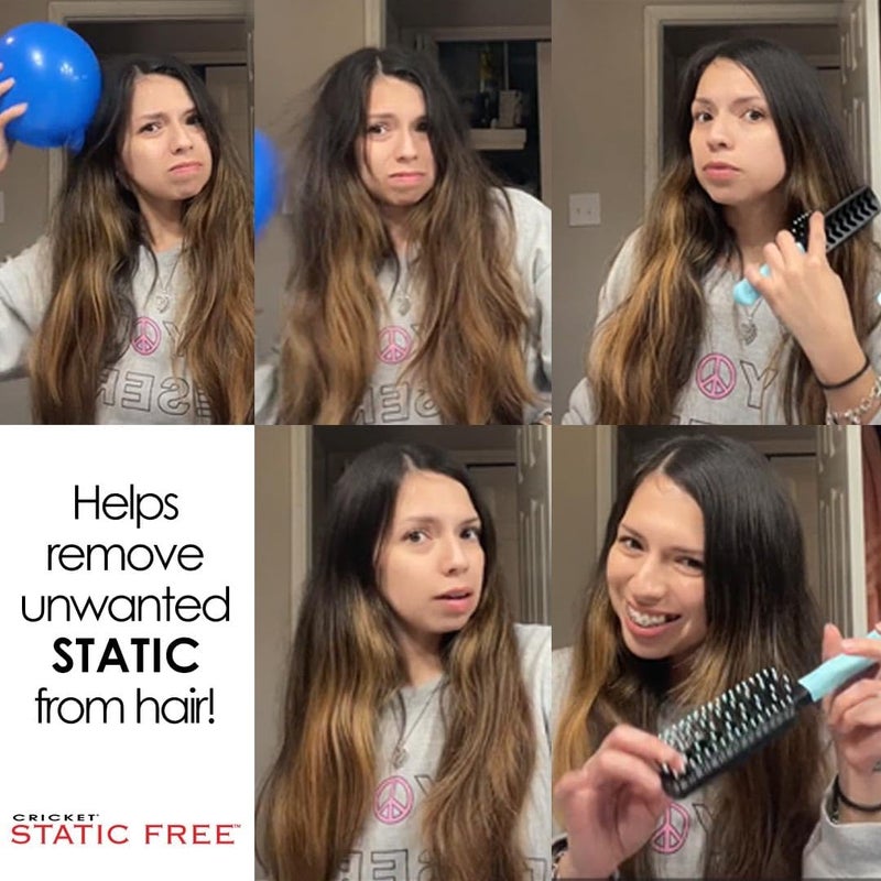 Cricket Static Free Fast Flo Vent Hair Brush - Quick Blow Drying, Easy Styling, and Tangle-Free Detangling for All Hair Types, Long, Short, Thick, Thin, Curly, Straight, and Wavy - Image 2