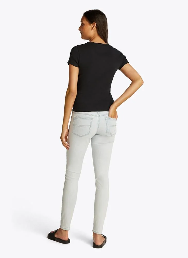 تومي جينز Logo Crew Neck T-Shirt