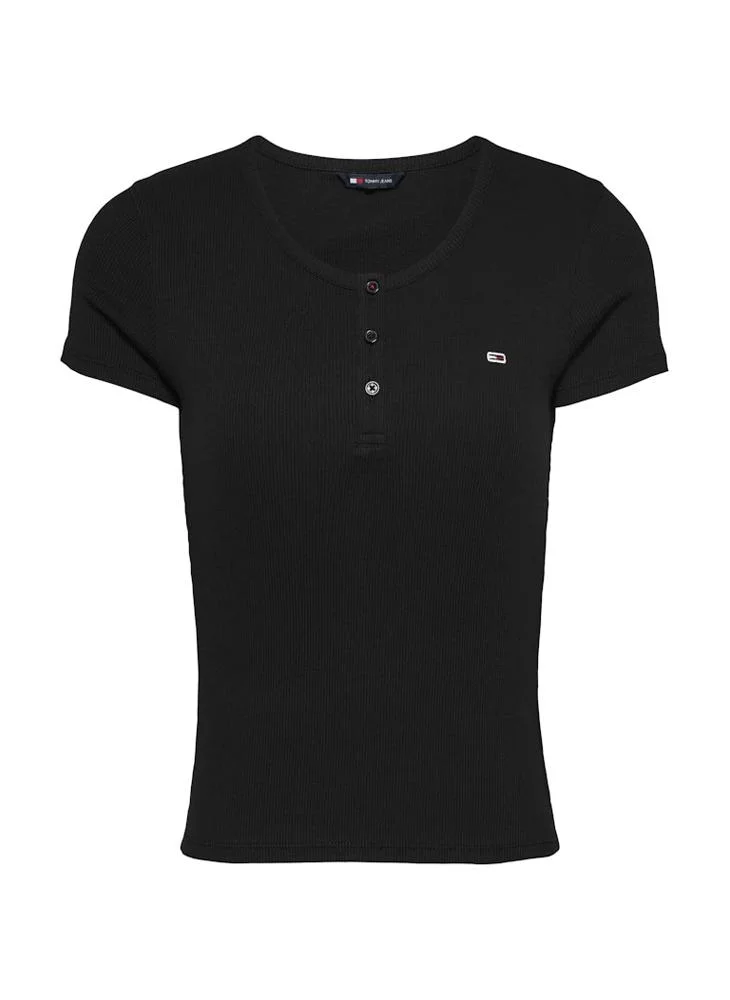 TOMMY JEANS Logo Crew Neck T-Shirt