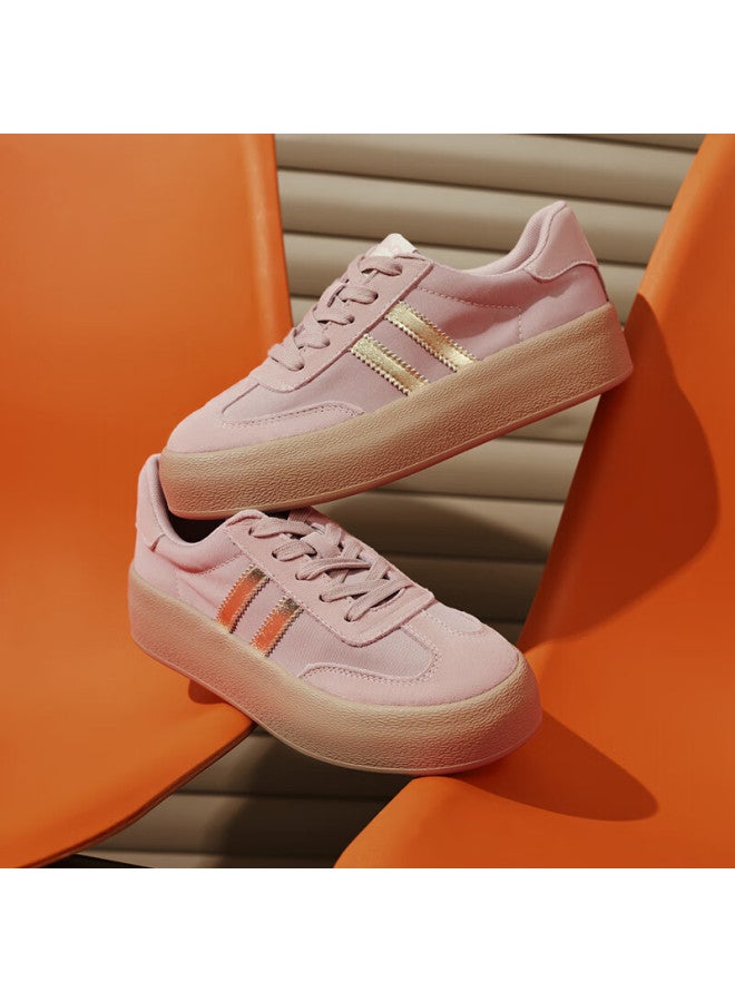 Hotwind Autumn New Thick-soled Heightening Sneakers White Shoes Commuting Versatile Sports Women's Shoes - Image 1