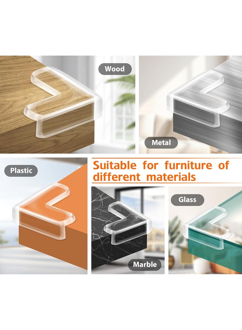 إيروريكس واقيات زوايا شفافة من السيليكون لحماية الأطفال من زوايا الأثاث - Image 4