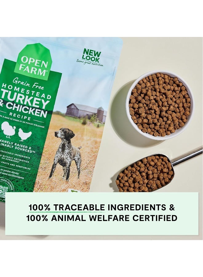 Open Farm Grain Free Homestead Turkey & Chicken Dry Dog Food - 4 LB/1.81Kg - Image 5