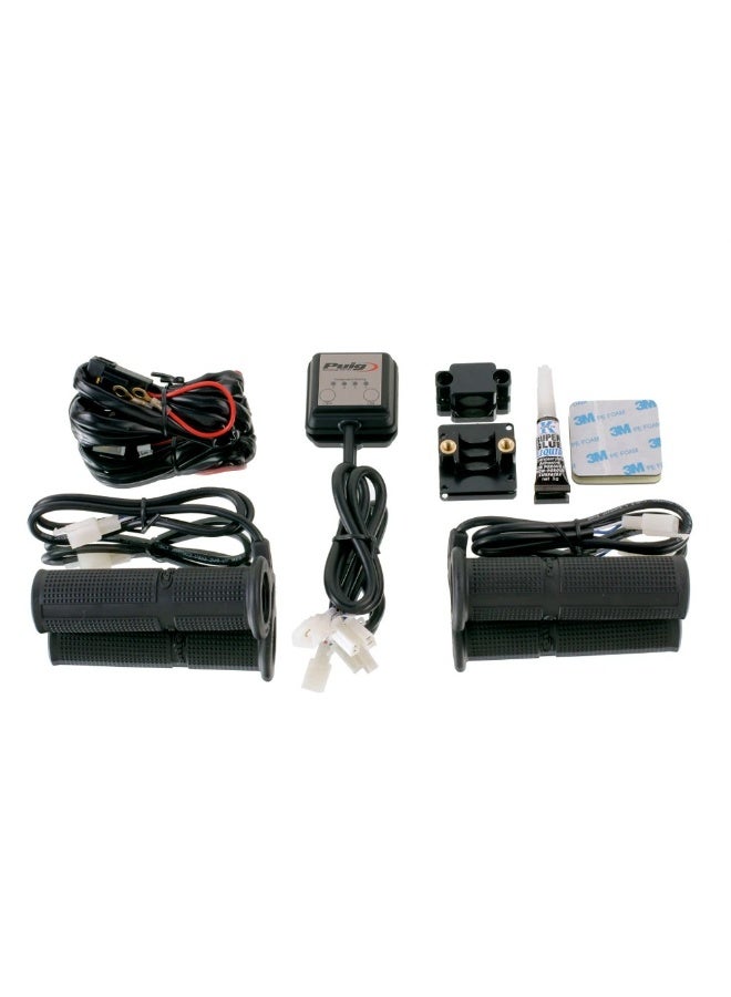 Puig Heated Grips with Thermostat – Black - Image 1