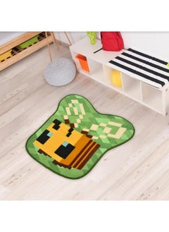 MINECRAFT Honey Bee Accent Rug ; Official Video Game Collectible ; Indoor Floor Mat Rugs For Living Room And Bedroom ; Home Decor For Kids Room Playroom ; 31 X 29 Inches  - Image 3