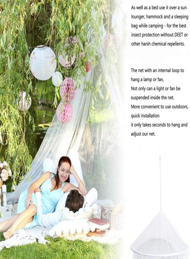 Comtelek Bed Canopy with Lights,Canopy Bed Curtain with RGB Music Sync Color Changing LED Star Lights with App Remote Mosquito Net for Princess Girls Bedroom,Dome Canopy for Twin,Queen,King Size Bed - Image 3