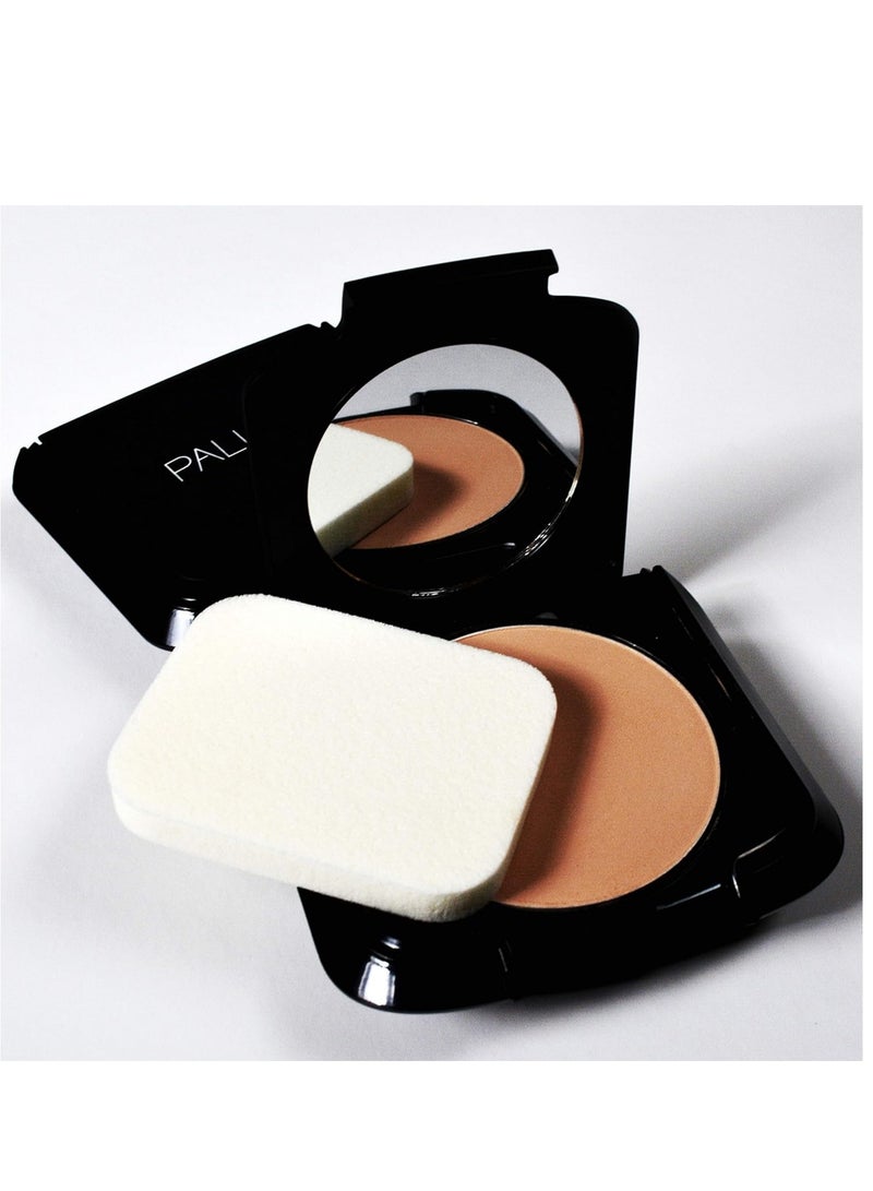 بالاديو كريم أساس ثنائي الاستعمال جاف ورطب مع إسفنجة ومرآة، غني بالسكوالين، ثبات طوال اليوم، آيفوري مير - Image 1