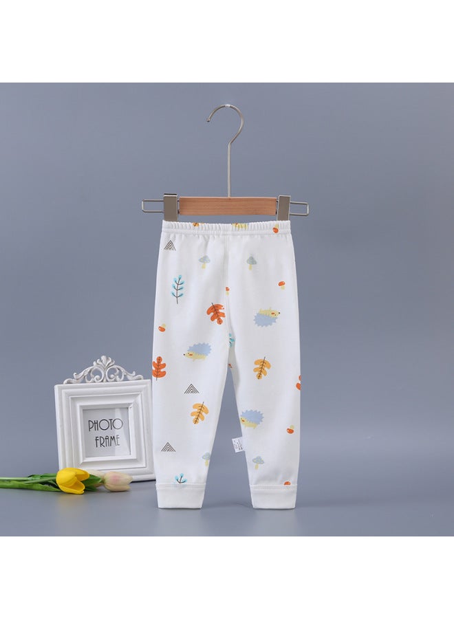 Baby's Long Johns Pants Newborn Baby's Pure Cotton Open Crotch Pants Children's Spring And Autumn Thin Inner Wear Single Boys' Leggings