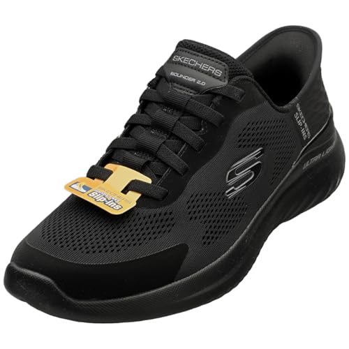 Skechers Mens Bounder 2.0 - EMERGED Black Slip-ins Sneaker,UK 7(US 8) - Image 1