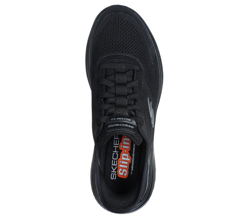 Skechers Mens Bounder 2.0 - EMERGED Black Slip-ins Sneaker,UK 7(US 8) - Image 3