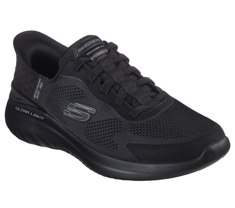 Skechers Mens Bounder 2.0 - EMERGED Black Slip-ins Sneaker,UK 7(US 8) - Image 2