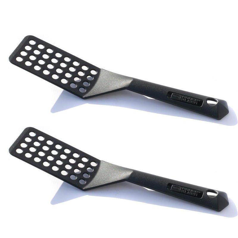 Range Kleen 9011 Black Slotted Nonstick Spatula Turner 2Pack