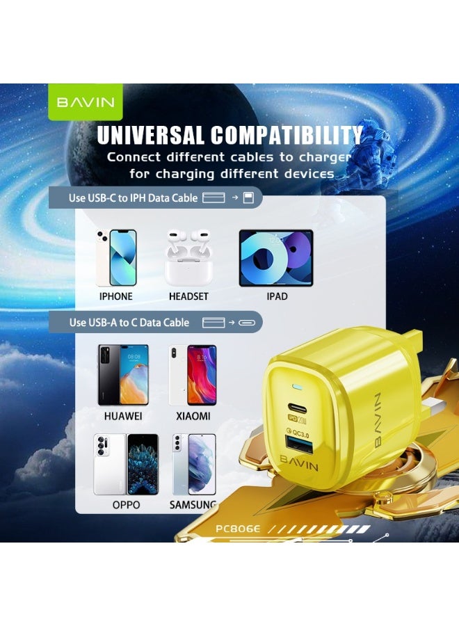 BAVIN High Quality Colorful PD20W+QC3.0 Fast Charging - Image 3