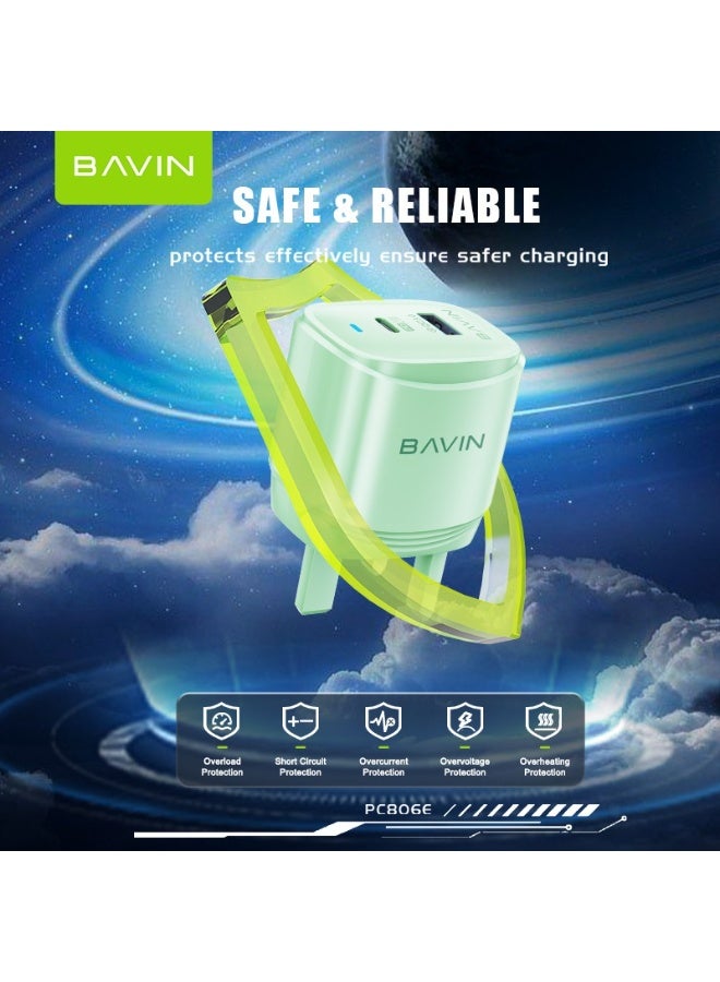 BAVIN High Quality Colorful PD20W+QC3.0 Fast Charging - Image 5