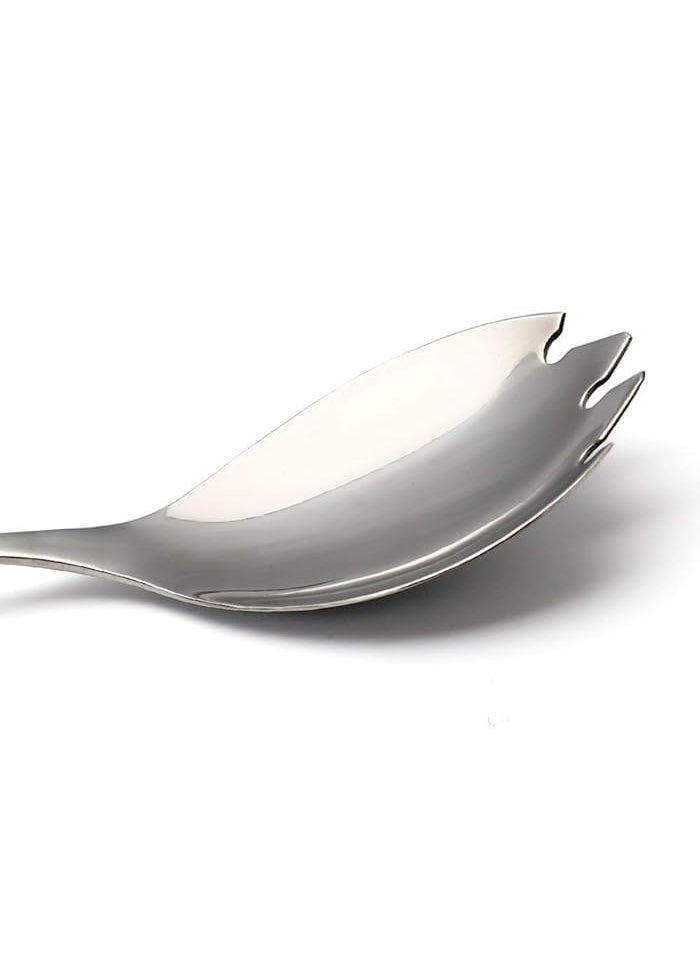 Home Treasure Home Treasure Stainless Steel Serving Spoon with Ceramic Handle Salad Serving Set with Gift Box 2Piece  - Image 3