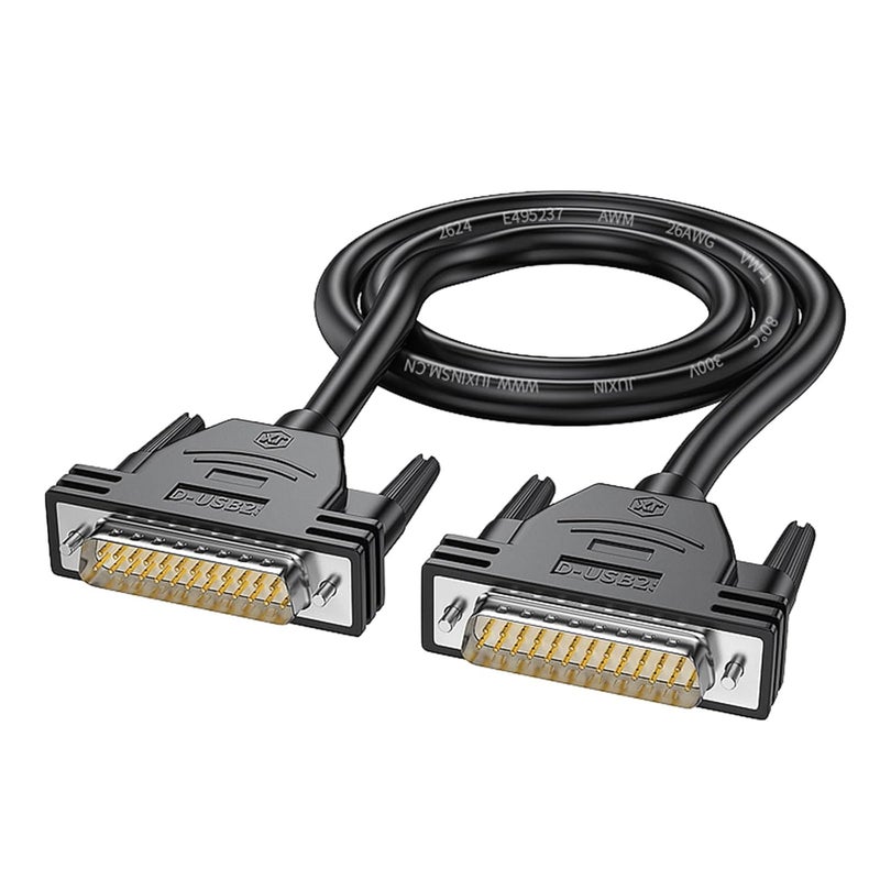 DB25 Male/Female Extension Cable 25Pin Nickle Plated ConnectorsCord Wire for Printer Computer Male to Female Cable - Image 3