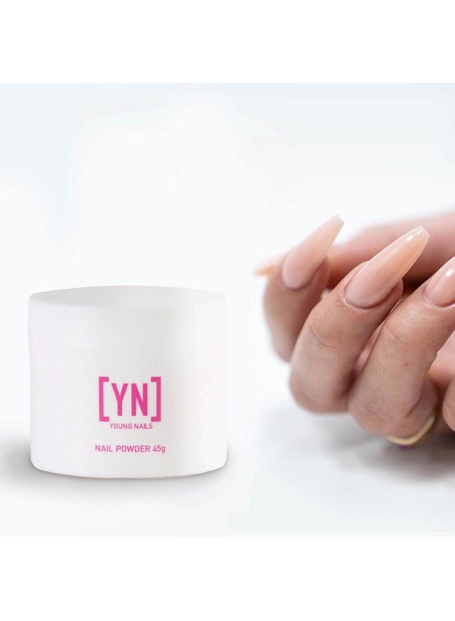 Young Nails Acrylic Core Powder - Self-Leveling Acrylic Nail Powder, Clear Nude Pink White Acrylic Powder for Nail Extenstion, Professional Grade, Superior Adhesion, Color - Pink, 45g - Image 5