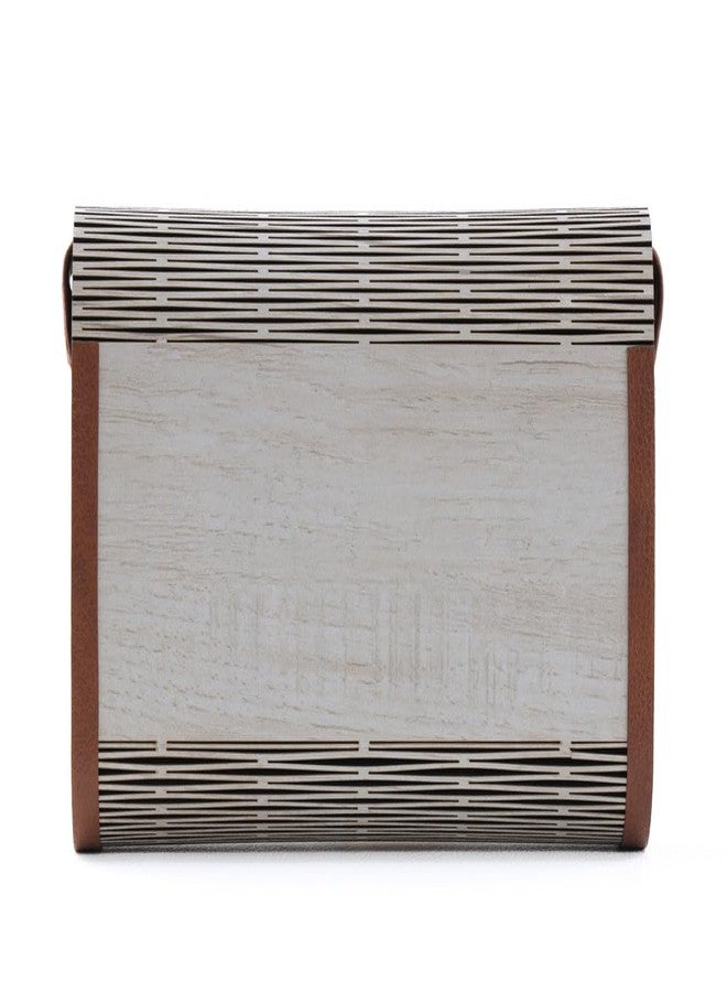 YOPRAM Decorative Lesser Cutting Wooden Purse Ladies Wallet, Latest Handbags for Woman Purse Evening Lady Wedding Party (PU-08) - Image 5