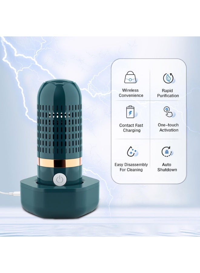 general Fruit and Vegetable Washing Machine Fruit Vegetable Cleaner Device Veggie Washer, Portable USB Wireless Produce Washer Fruit Wash with OH-ion Purification Technology for Cleaning Food - Image 3