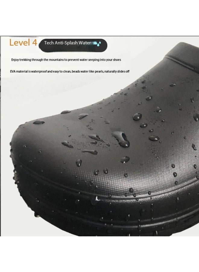 أحذية جراحية للجنسين، مناسبة للأطباء والممرضات. مصنوعة من مادة EVA، وهي مقاومة للانزلاق ومقاومة للماء، ومناسبة لغرف العمليات والمختبرات وغيرها من البيئات المماثلة. - Image 4